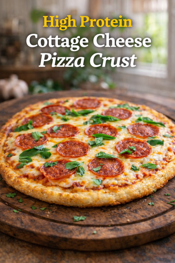 Cottage Cheese Pizza Crust