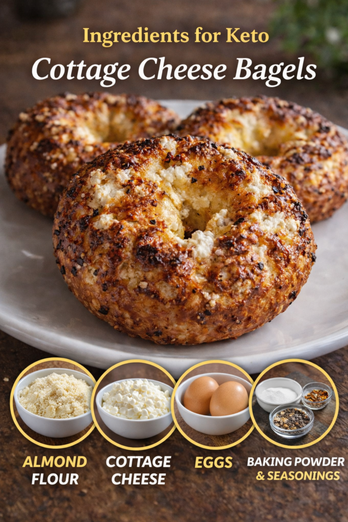 Keto Cottage Cheese Bagels
