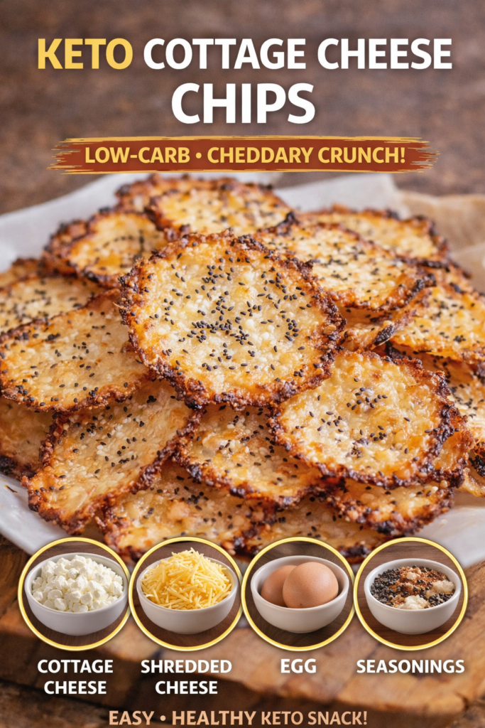 Keto Cottage Cheese Chips