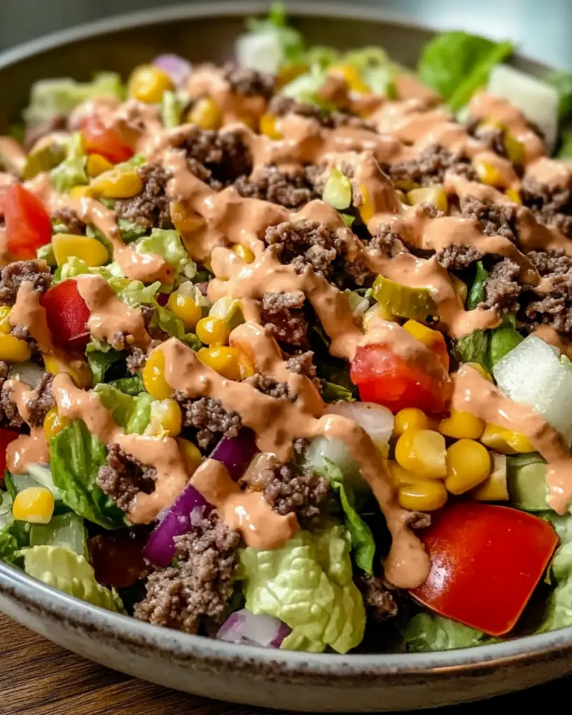 Keto Big Mac Salad