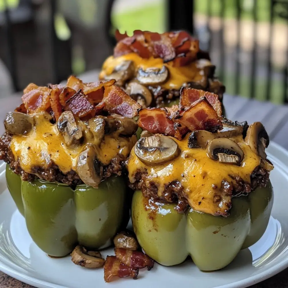 Cheeseburger Stuffed Peppers