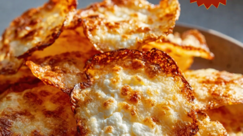 Crispy 2-Ingredient Cottage Cheese Chips