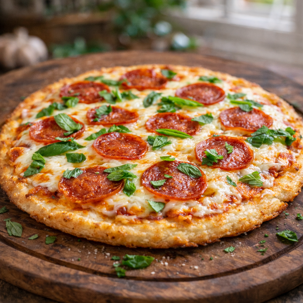 Cottage Cheese Pizza Crust