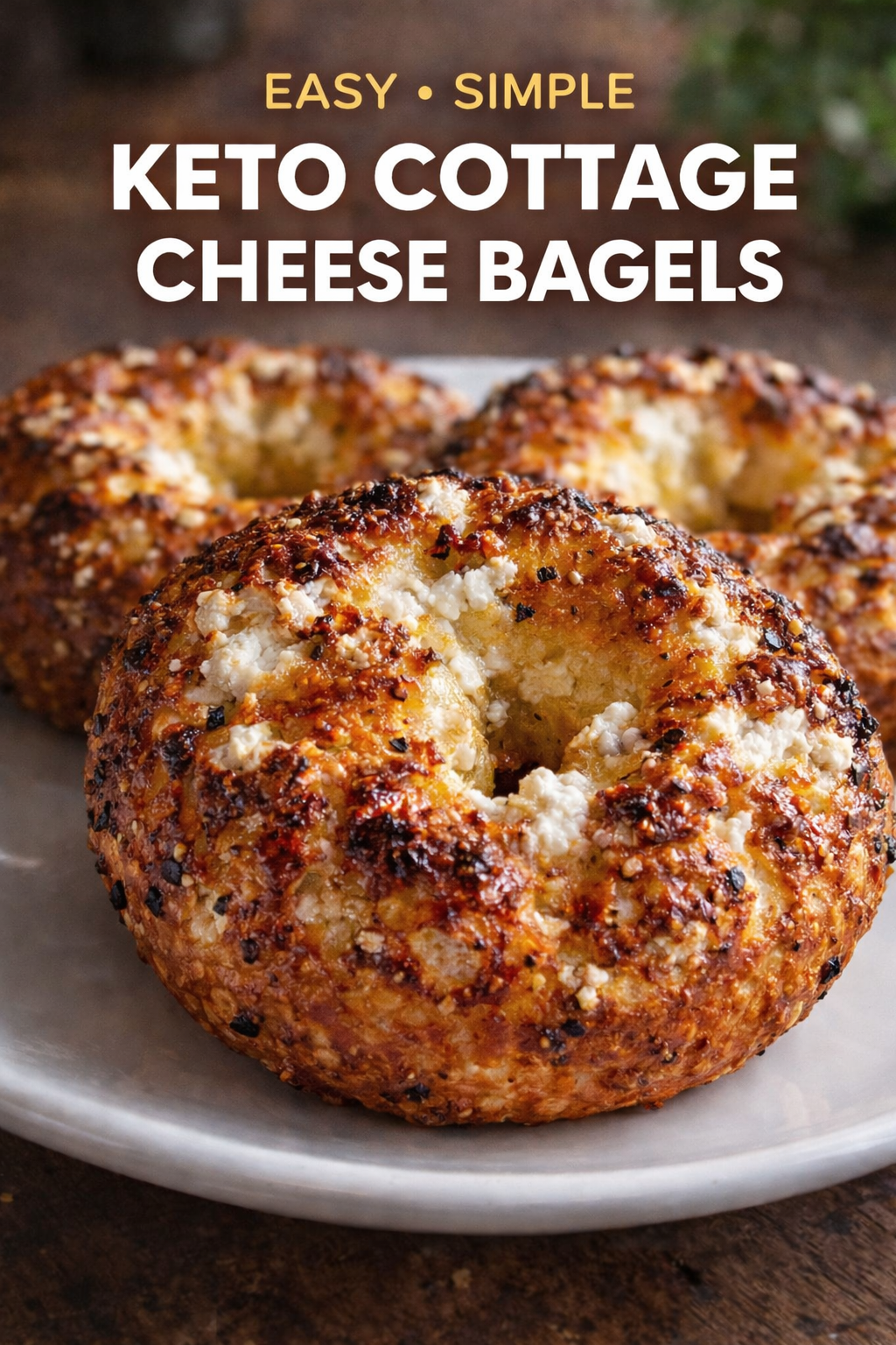 Keto Cottage Cheese Bagels